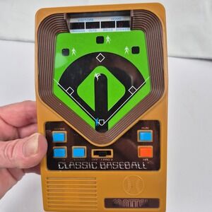 Mattel Classic Baseball Handheld Electronic Game 2001 Retro Working Tested